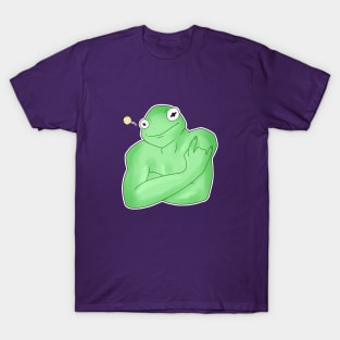 Swole kermit the frog gains T-Shirt